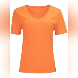 NWT Athletic Works Women's Active Texture Knit V-Neck Tee